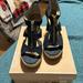 Michael Kors Shoes | Michael Kors Size 7 Damita Wedge | Color: Blue | Size: 7