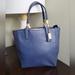 Coach Bags | Coach Mini Madison Tote Bag, Blue Saffiano Leather | Color: Blue | Size: 9 X 10"