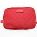 Gucci Bags | Gucci Gg Line Pattern Second Bag Clutch Pouch Red Nylon X Leather Ladies Men's 5 | Color: Black | Size: Os
