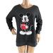 Disney Sweaters | Disney Mickey Mouse Zip Collar Detail Fleece Sweater | Color: Gray | Size: L