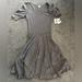 Lularoe Dresses | Brand New W/Tags Gray Lularoe Nicole Dress. Smoke Free Pet Free Home. | Color: Gray | Size: S