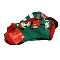 Disney Accessories | Disney Mickey Mouse Holiday 6 Pairs Christmas Socks Set | Color: Green/Red | Size: Shoe Size 6-12