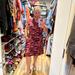 Lularoe Dresses | Lularoe Stacie Button Up Dress M | Color: Purple/Red | Size: M