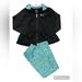 Nike Matching Sets | Kids Nike Warmup Set. Size 4t. In Black And Green. | Color: Black/Green | Size: 4tg