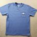 Carhartt Shirts | Carhartt Shirt Men's Medium Blue Loose Fit Cotton Stretch Pocket Short Sleeve | Color: Blue | Size: M