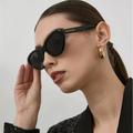 Gucci Accessories | New Gucci Gg1170s 001 Black Grey Cat Eye Women Sunglasses | Color: Black/Gray | Size: 54x19x145