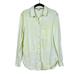 Anthropologie Tops | Anthropologie Pilcro And The Letterpress Tie Dyed Button Down Eyelet Top Size S | Color: Green/Yellow | Size: S