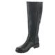 Clarks Women's Hearth Rae Wide Shaft Knee High Boot, Black Leather, 6.5