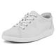 Sneaker ECCO "Soft 2.0" Gr. 38, silberfarben (weiß, silberfarben) Damen Schuhe Sneaker