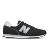 Sneaker NEW BALANCE "M373", Gr. 47,5, schwarz, Leder, Textil, sportlich, Schuhe