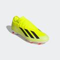 Fußballschuh ADIDAS PERFORMANCE "X CRAZYFAST LEAGUE FG" Gr. 44,5, gelb (team solar yellow 2, core black, cloud white) Schuhe Fußball Hallenschuhe