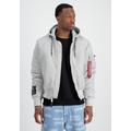 Bomberjacke ALPHA INDUSTRIES "ALPHA Men - Bomber & Flight Jackets MA-1 ZHP" Gr. 2 XL, grau (grey) Herren Jacken Übergangsjacken