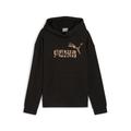 Kapuzensweatshirt PUMA "ESS+ ANIMAL HOODIE TR G" Gr. 152, schwarz (puma black) Kinder Sweatshirts