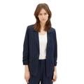 Kurzblazer TOM TAILOR DENIM Gr. M, blau (sky captain blue) Damen Blazer