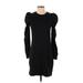 Rebecca Minkoff Casual Dress - Sweater Dress: Black Dresses - Women's Size X-Small