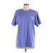 Girlie Girl Short Sleeve T-Shirt: Blue Tops - Women's Size Large