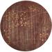 Brown/Yellow Round 6' Area Rug - Lark Manor™ Arnim Floral Brown & Yellow Area Rug Polyester | Wayfair B8D5AF4B9E6341A78DEB75A5A5685A79