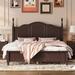 Alcott Hill® Chaunda Wood Four Poster Bed in Brown | 43.3 H x 62.5 W x 85.2 D in | Wayfair 968C7ABDF2D64A16B5288F415E9508FA