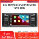 Autoradio Android 12 pour BMW X5 11 E53 E39 M5 1996-2003 8 Core Carplay Sans Fil 2 Din