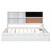 Red Barrel Studio® Quasim Daybed w/ Trundle, Solid Wood in Brown/White | 47.2 H x 75.6 W x 104.4 D in | Wayfair 2E459E3ABD114B8E928F61907E99B9CD