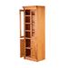 Forest Designs Mission Bookcase w/ Doors Wood in Brown | 72 H x 48 W x 13 D in | Wayfair 6524-MBLU