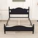 Harriet Bee Ilianna Wood Platform Bed w/ Headboard, Slats & Footboard Wood in Gray/Black | Full | Wayfair 570B1C4D440E482CA3849A7979C01233