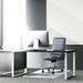 "Cleartex® Glaciermat® Heavy Duty Glass Chair Mat for Hard Floors & Carpets - 36"" x 40"" – Floortex NCCMFLGL0012"