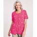 Blair Women's Two-for-One Top - Pink - S - Misses