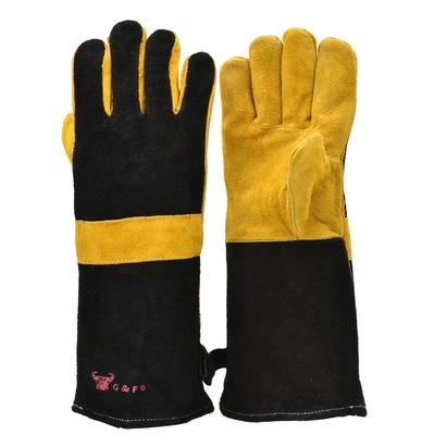 G & F Products Suede Cowhide Leather Gloves, 14.5'', 1 Pair - ONE SIZE