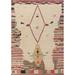 Geometric Tribal Oriental Moroccan Area Rug Hand-knotted Wool Carpet - 7'10" x 10'3"