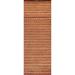 Striped Gabbeh Kashkoli Oriental Runner Rug Hand-knotted Wool Carpet - 2'9" x 8'1"
