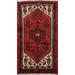 Traditional Tribal Hamedan Persian Area Rug Wool Handmade Carpet - 3'2" x 4'11"