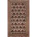 Vegetable Dye Geometric Sirjan Persian Area Rug Handmade Wool Carpet - 3'1" x 4'9"