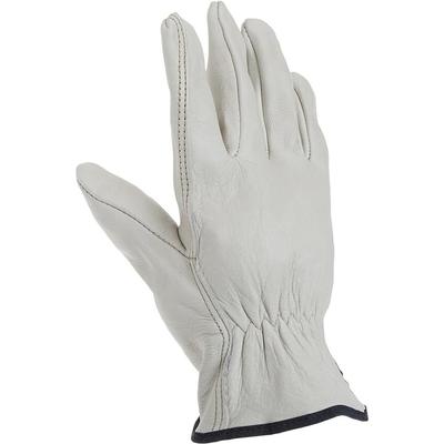 G & F Products Grain Cowhide Leather Work Gloves, 3 Pairs