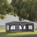 10x20FT Pop Up Canopy Wedding Tent with 6 Side Walls Instant Shade Canopy Tent for Parties Beach Outdoor, Carry Bag