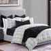 HiEnd Accents Windowpane Plaid Modern Rustic Duvet Cover Set, 3PC