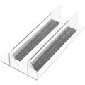2pcs Shelf Divider Shop Shelf Divider Acrylic Shelf Separator Organization Store Shelves Divider
