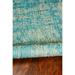 5 X7 Teal Machine Woven Uv Treated Abstract Brushstrokes Indoor Outdoor Area Rug
