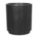 Ecobo 9.8 inches Eco-Friendly Round Pot Planter Carioca Indoor/Outdoor use Durable Versatile & Lightweight Designed by Brazilian Artisans Contemporary All-Weather Design â€“ Black