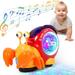 Cute Funy Gift 2023 Clearance Toy Electric Universal Dwelling Crab Colorful Music Light Projection Cartoon Little Crab Children s Puzzle Toy Christmas Gift for Kids