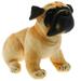 Plush Toy 1Pc Pug Stuffed Animal Plush Dog Lifelike Stuffed Animal Pug Dog Comfortable Plush Dog Kids Gift