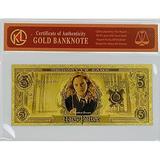 Harry Potter Featuring Hermoine 24k Gold Foil Collectible Bank Note