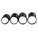 NUOLUX 4Pcs Drum Finger Pick Drum Finger Drum Accessories for Steel Tongue Drum (Black)