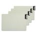 63235 End Tab Guides Blank Vertical Metal Tabs Pressboard Legal 50/Box