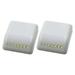 NUOLUX 2Pcs Creative LED Sensor Cabinet Lights Drawer Light Hinge Lamp with Fixed Sticker (7LED without Battery)