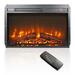 Historyli Go5H 26 Inch Electric Fireplace Insert With Realistic Logs Flames Thin Electric FireplaceWith Overheating Protection