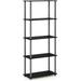 Multipurpose Shelf / Display Rack / Storage Shelf / Bookshelf Round Tubes Black/Grey