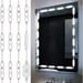 Led Mirror Lights Vanity Make Up Strip Light Ultra Bright White LED Dimmable Rotary Control Dressing Lights for Makeup Table & Bathroom(Mirror Not Included) gticphyj866