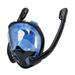 Snorkel Mask Upgrade Full Face Snorkel Mask with 2 Breathing Tubes Snorkeling Gear for Adults Diving Mask Anti-Fog & Leak