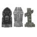 Tombstonelarge Decor Yardzombie Cross Horrible Bat Stakes Metalsign Graveyard Prop Gravestone Rip Headstoneoutdoor